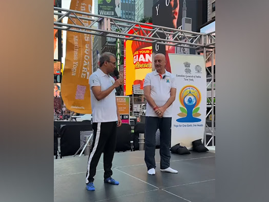 Powerful Yoga Day 2025 Celebrations: Stars, Diplomats Join for Global Harmony at Times Square
