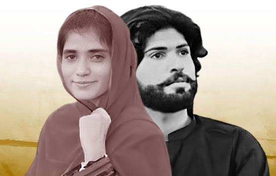 Protest demanding Baloch students' release outside Quetta Civil Hospital