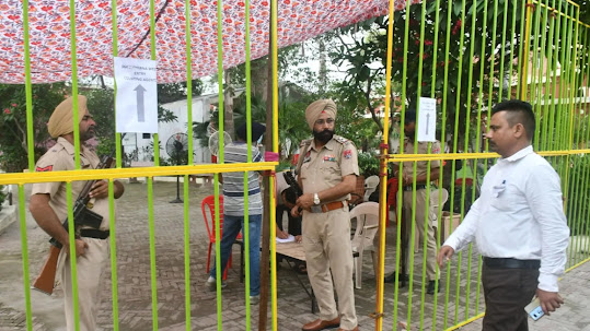 Voters standing in queue during Ludhiana West Bypoll Result 2025 in Punjab
