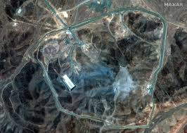 Satellite view of Fordow nuclear complex after US strike, highlighting Iran Retaliation for US Strikes