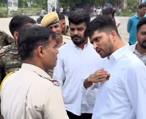 MLA Abhimanyu Poonia arrested during exam by Rajasthan Police, student protests erupt in Jaipur