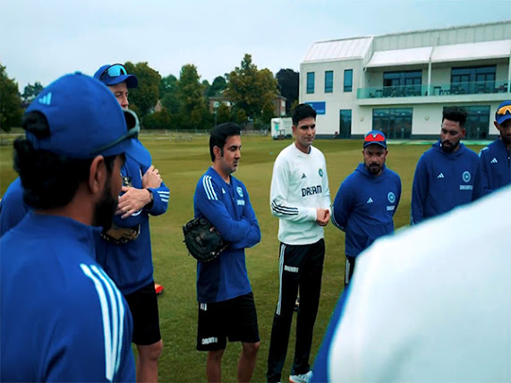 Young Team India practicing before England Test series