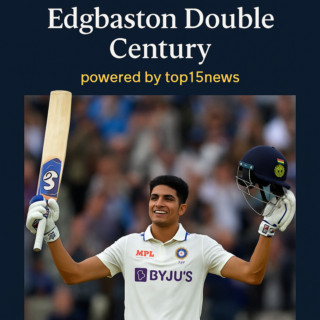Shubman Gill Edgbaston Double Century